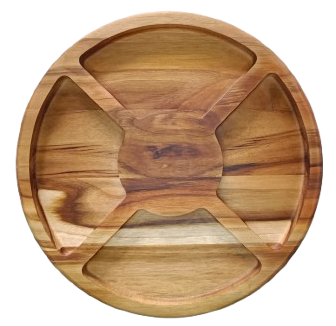 Petisqueira redonda 30x30x2cm 
