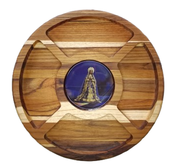 Petisqueira redonda 30x30x2cm 